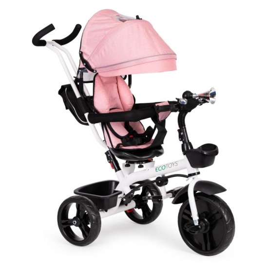 Laste kolmerattaline jalgratas Ecotoys Pink News