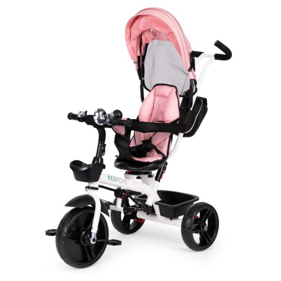 Laste kolmerattaline jalgratas Ecotoys Pink News
