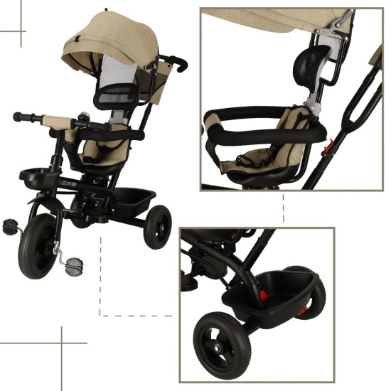 Laste kolmerattaline jalgratas TRIKE FIX LITE V2, Kreem