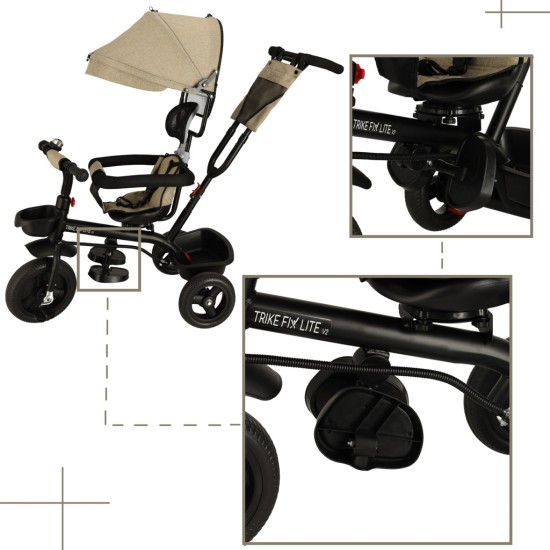 Laste kolmerattaline jalgratas TRIKE FIX LITE V2, Kreem