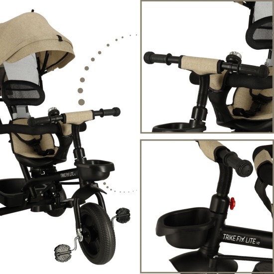Laste kolmerattaline jalgratas TRIKE FIX LITE V2, Kreem