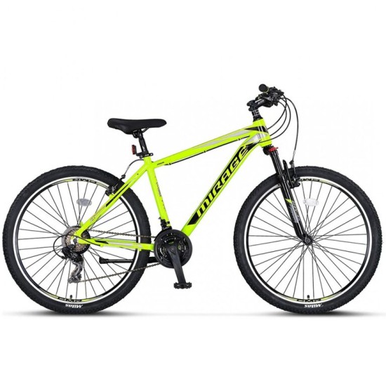 Dviratis UMIT MIRAGE 24" 21G dydis 16" (41cm) (neoninė geltona)