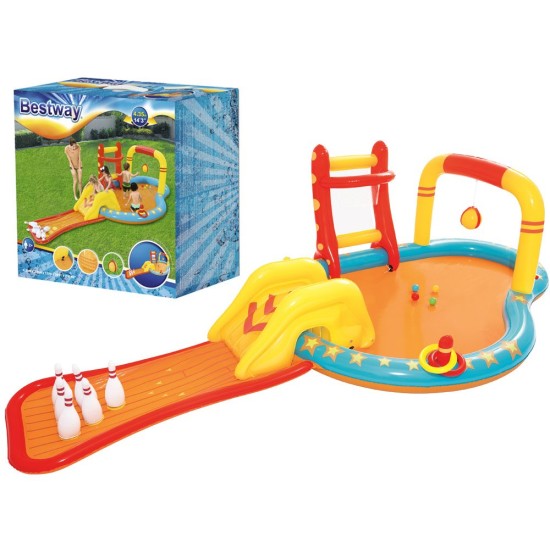BESTWAY vandens žaidimų baseinas "Lil' Champ" 235 x 213 x 117 cm.