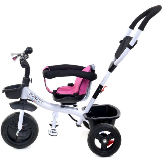 Laste kolmerattaline jalgratas Funfit Kids Twist Rose