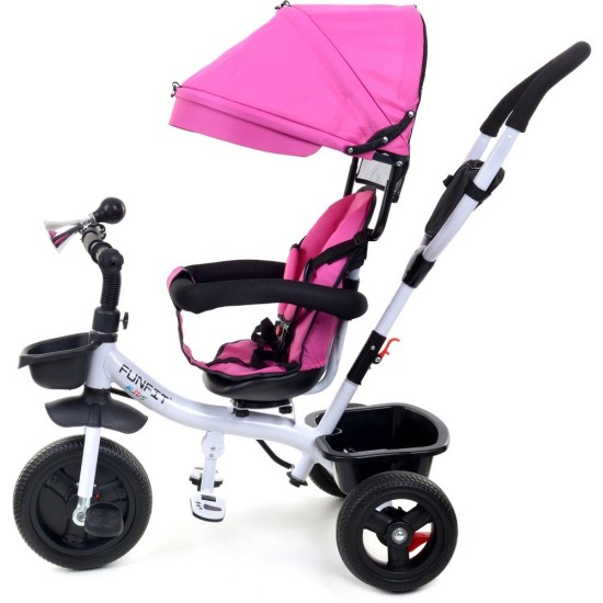 Laste kolmerattaline jalgratas Funfit Kids Twist Rose
