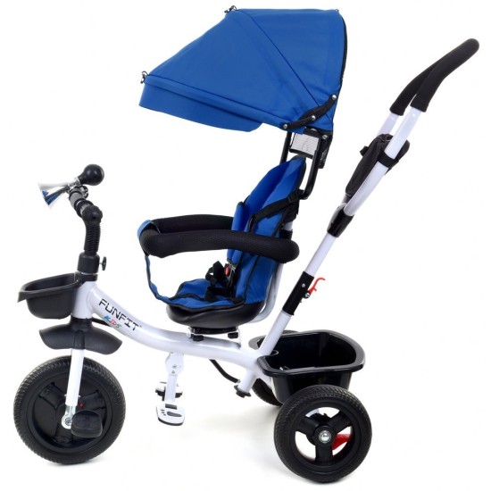 Laste kolmerattaline jalgratas Funfit Kids Twist Blue