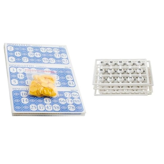 Skaitmeninis Bingo žaidimas su loterijos mašina