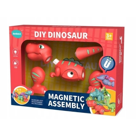 Magnetiline türannosauruse konstruktors – loov dinosauruste maailm lastele!