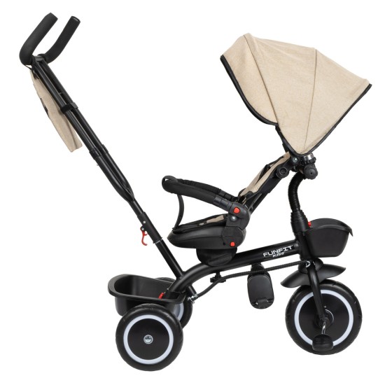 Laste kolmerattaline Funfit Kids Zippy, kreemjas