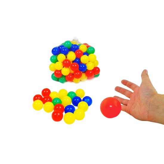 200 tk. värvilised plastpallid