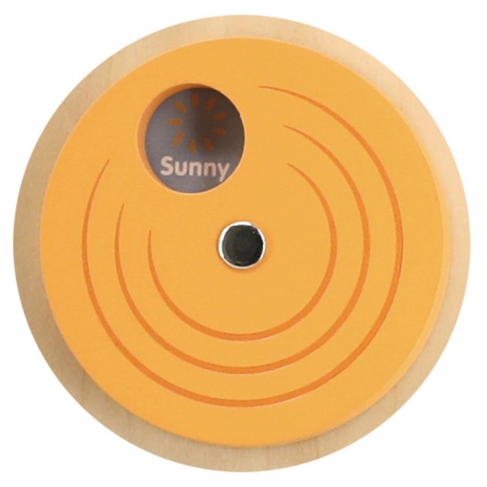 TOOKY TOY hariduslik puidust kell - kalender 