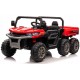 Kahekohaline laste elektriauto Farmer Truck, punane 4x4 300 W