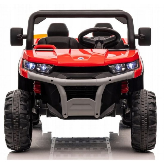 Kahekohaline laste elektriauto Farmer Truck, punane 4x4 300 W