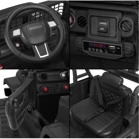 Elektriauto lastele Jeep Dark night, punane
