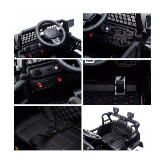 Elektriauto lastele Jeep Dark night, punane