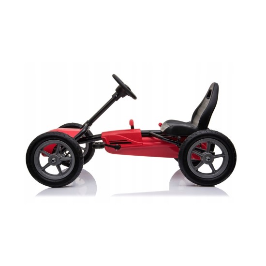 Go-kart Buggy täispuhutavad rattad, punased