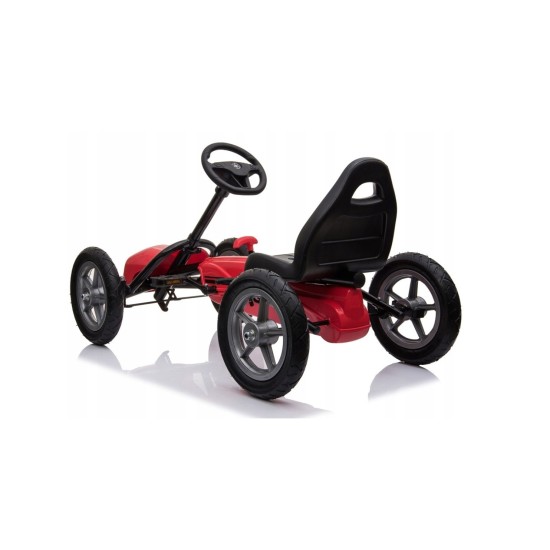 Go-kart Buggy täispuhutavad rattad, punased