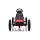 Go-kart Buggy täispuhutavad rattad, punased