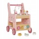 Puidust liugur EcoDeluxe, roosa
