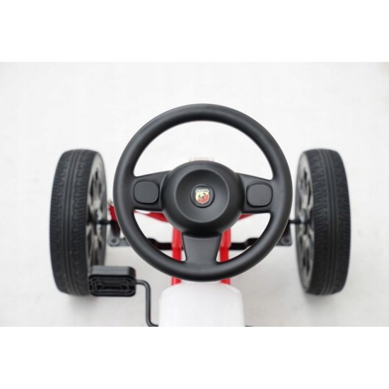 Hecht Abarth gokart, valge