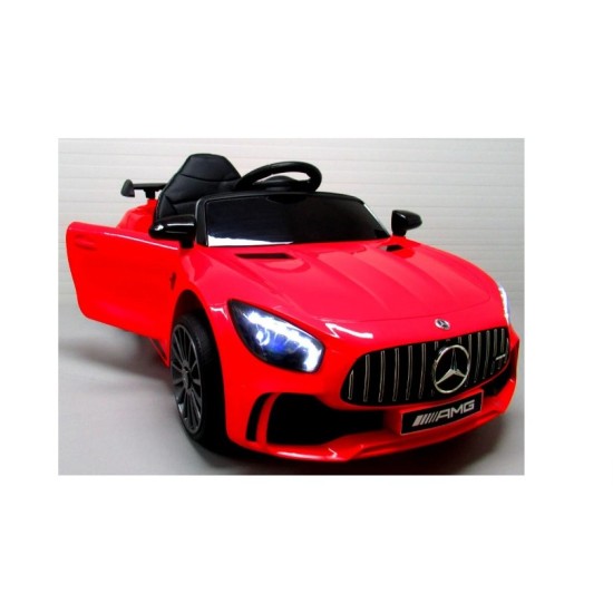 Ühekohaline elektriauto lastele Mercedes AMG GT R, punane