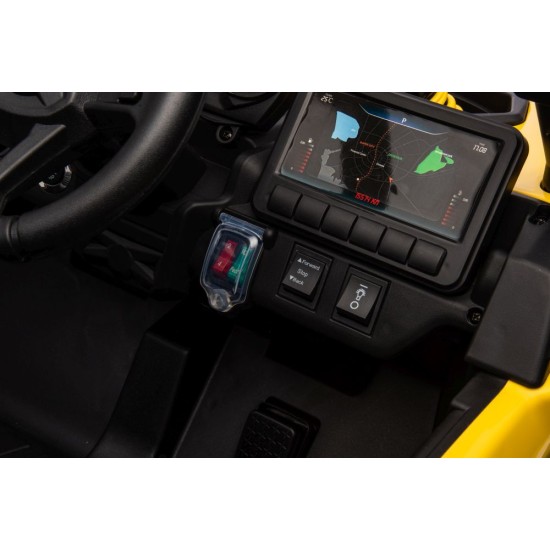 Ühekohaline laste elektriauto Can-Am Maverick ATV, 800w, 4x4, sinine