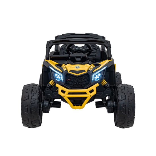 Ühekohaline laste elektriauto Can-Am Maverick ATV, 800w, 4x4, kollane