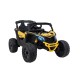 Ühekohaline laste elektriauto Can-Am Maverick ATV, 800w, 4x4, kollane