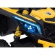Ühekohaline laste elektriauto Can-Am Maverick ATV, 800w, 4x4, kollane