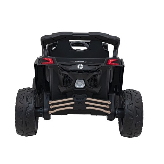 Ühekohaline laste elektriauto Can-Am Maverick ATV, 800W, 4x4, must