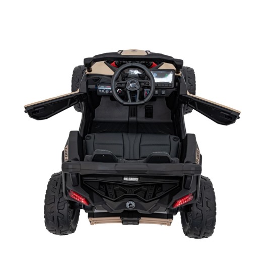 Ühekohaline laste elektriauto Can-Am Maverick ATV, 800W, 4x4, must
