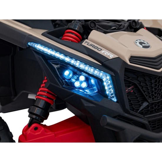Ühekohaline laste elektriauto Can-Am Maverick ATV, 800W, 4x4, must