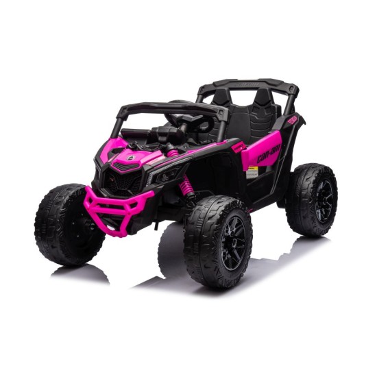 Ühekohaline laste elektriauto Can-Am Maverick ATV, 800w, 4x4, roosa