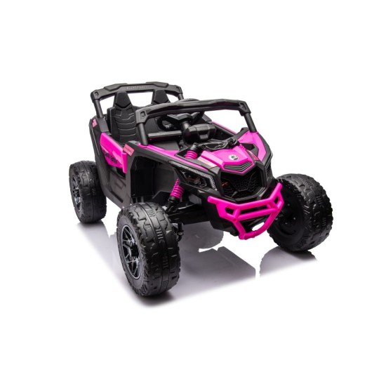 Ühekohaline laste elektriauto Can-Am Maverick ATV, 800w, 4x4, roosa