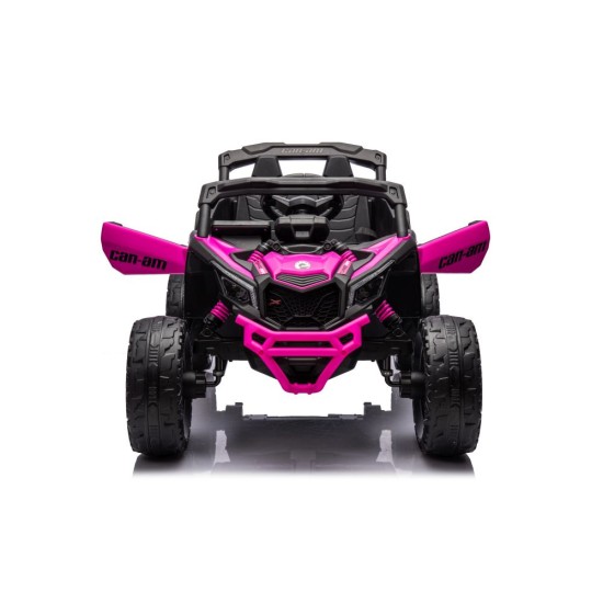 Ühekohaline laste elektriauto Can-Am Maverick ATV, 800w, 4x4, roosa