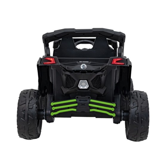 Ühekohaline laste elektriauto Can-Am Maverick ATV, 800w, 4x4, roheline