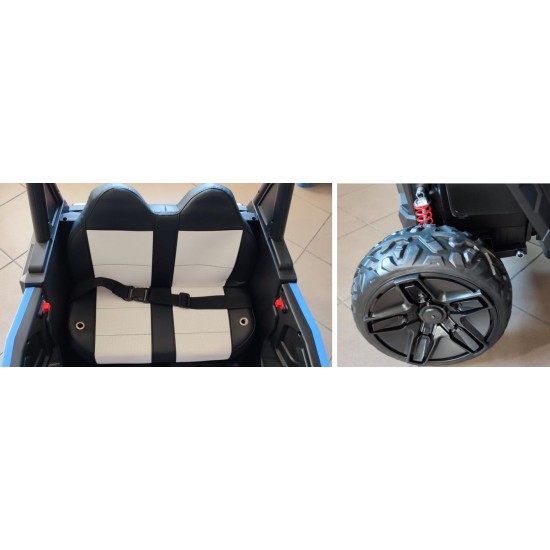 Kahekohaline elektriauto NEL900 PILOT Buggy Racing 4x4, Sinine