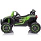 Kahekohaline elektriauto UTV Buggy Racing 4x4, Roheline