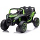 Kahekohaline elektriauto UTV Buggy Racing 4x4, Roheline