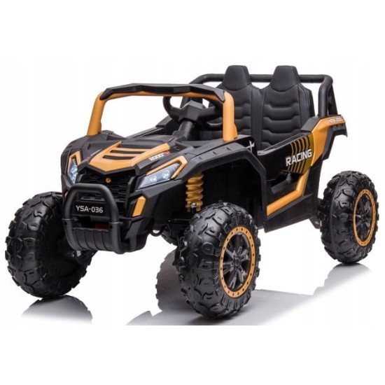 Kahekohaline elektriauto UTV Buggy Racing 4x4, Gold