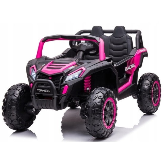Kahekohaline elektriauto UTV Buggy Racing 4x4, Pink