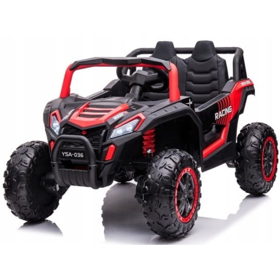 Kahekohaline elektriauto UTV Buggy Racing 4x4, Red
