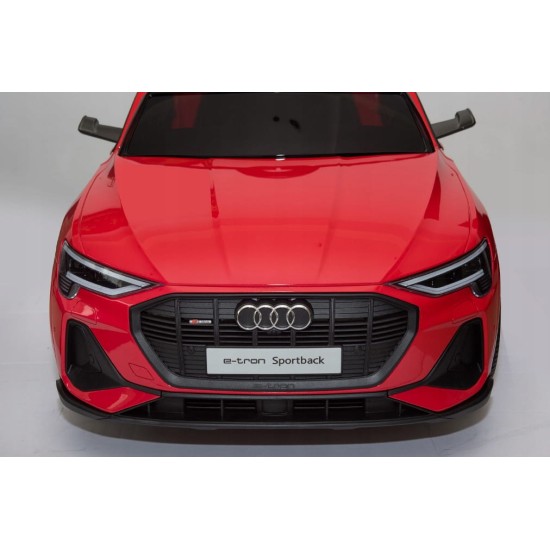 Elektriauto lastele Audi E-Tron QLS-6688, 4x4, punane