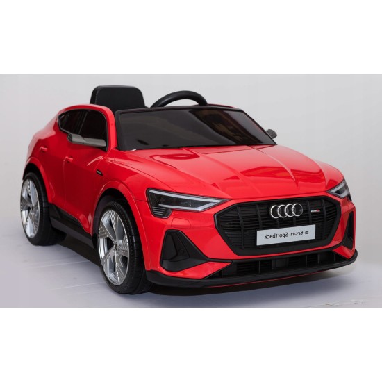 Elektriauto lastele Audi E-Tron QLS-6688, 4x4, punane
