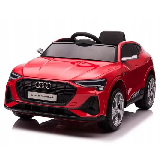 Elektriauto lastele Audi E-Tron QLS-6688, 4x4, punane