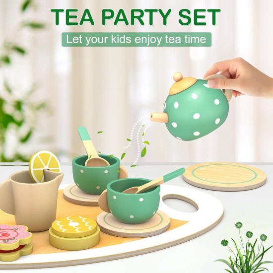 Puidust teekomplekt  “ Tea set ” 