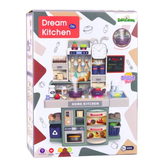 Laste interaktiivne köök koos lisadega „Dream kitchen” 33 tk.