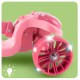 Kolmerattaline istmega roller, Cat 2in1, Rose