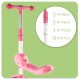 Kolmerattaline istmega roller, Cat 2in1, Rose