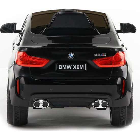 Ühekohaline laste elektriauto BMW X6M, must